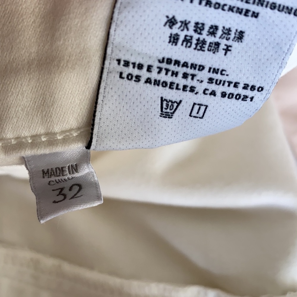 J Brand Arkin Ankle Jogger Angel White - Picture 8 of 9